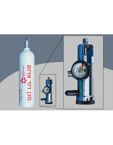EMERGENCY OXYGEN TANK & REGULATOR